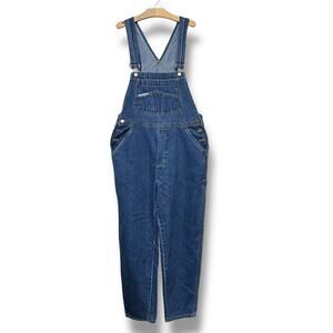 Vintage 80s Overalls Blue Denim London London Carpenter Cotton Size L Gorpcore